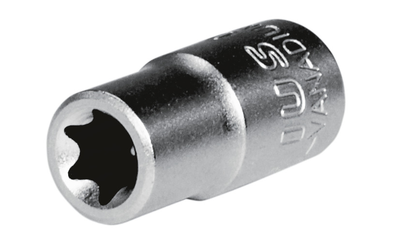 Cap cheie tubulara cu profil Torx 1/4”